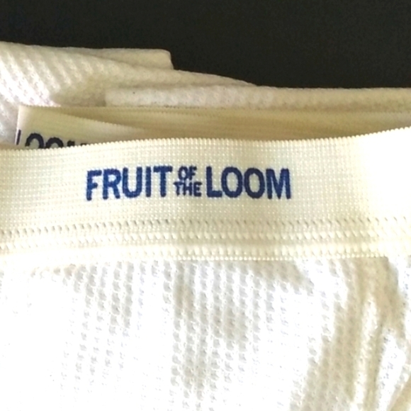 FRUIT OF THE LOOM THERMAL CREW NECK TEE & LONG BRIEF MOISTURE WICK PANTS 4XL NWT - Picture 3 of 6